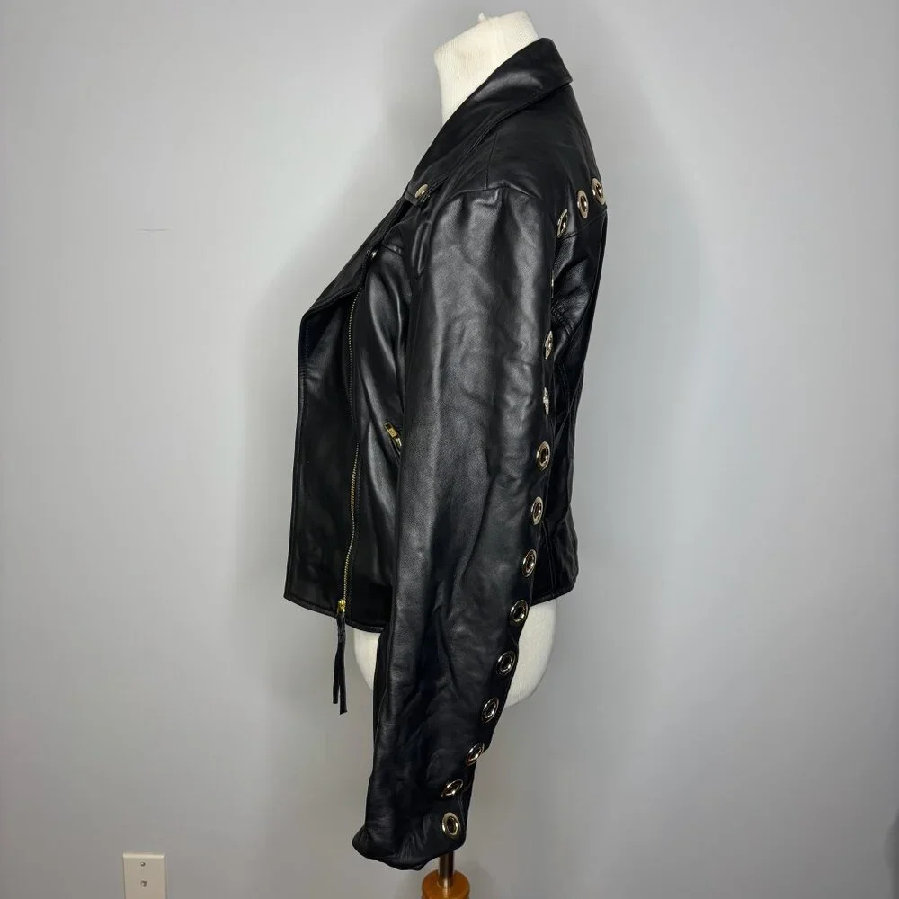 Cleobella - Black Baxter Leather Jacket - Picture 7 of 9